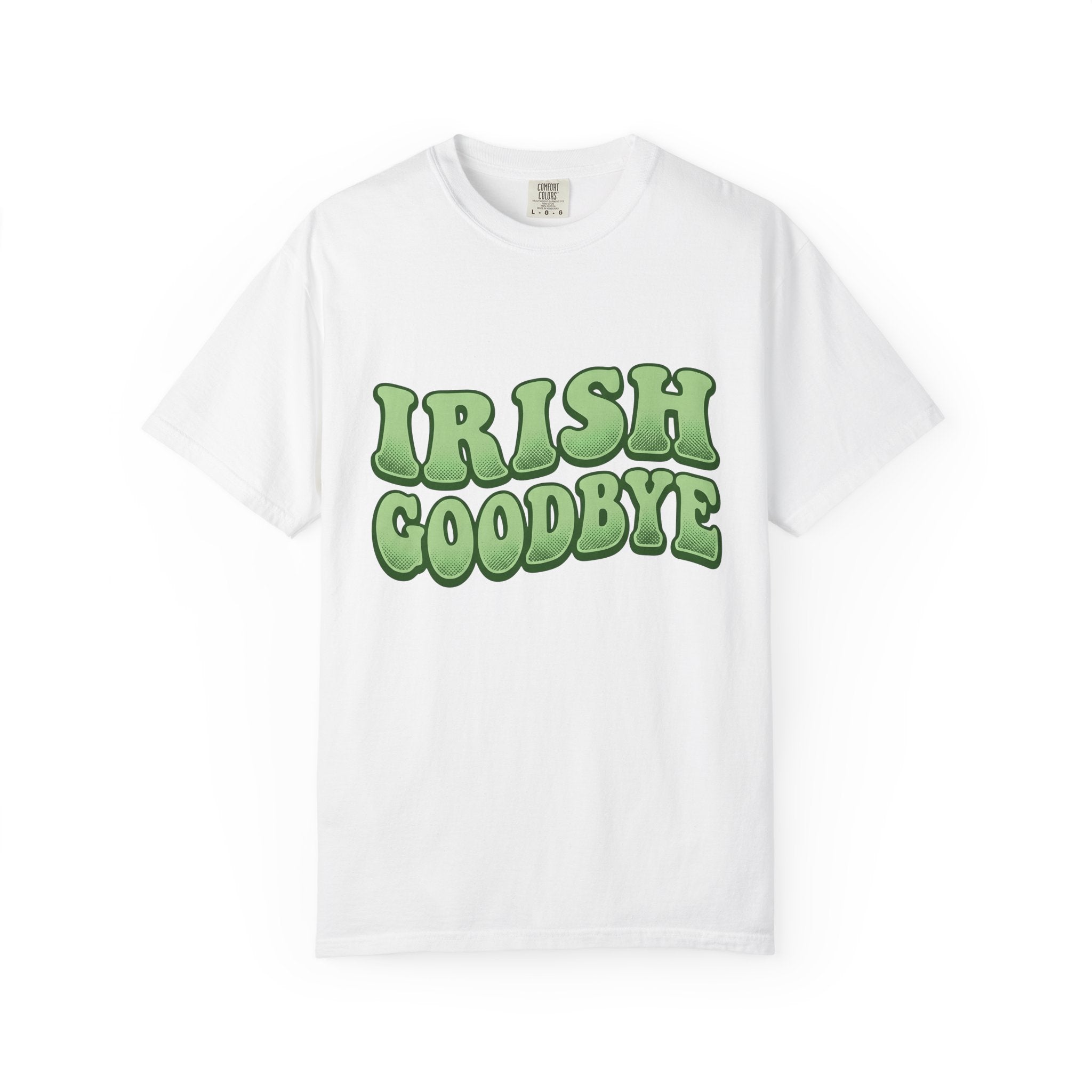 Old-Fashioned Lettering Shirt St. Patrick's Day Fun Gift Women Striking Tee Calligraphy T-Shirt Shamrock Fan Bold Tshirt Humor Graphic