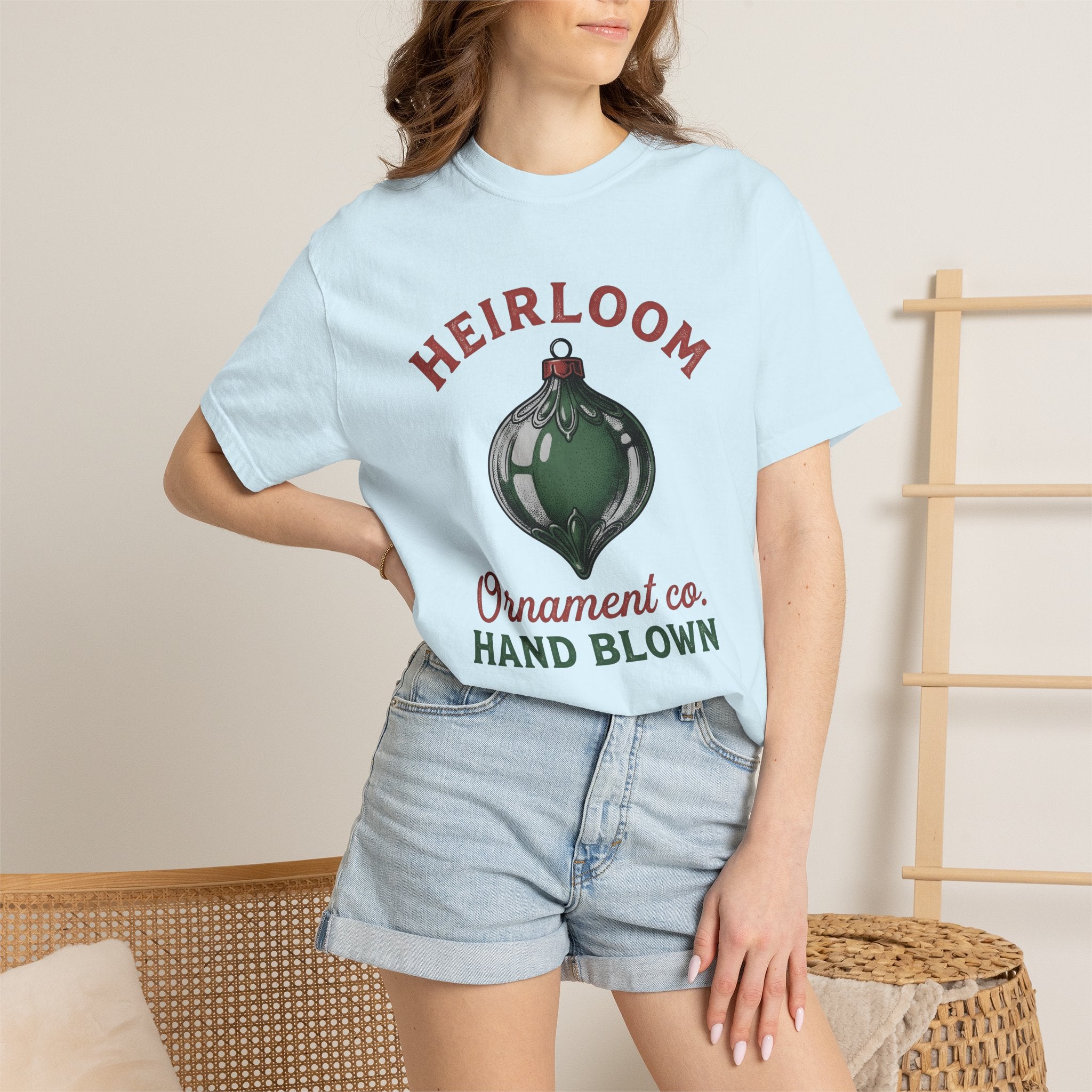 Old Fashioned Ornament Shirt Christmas Household Gift Women Nostalgic Tee Bauble T-Shirt Christmas Fan Xmas Decoration Graphic Tshirt Line