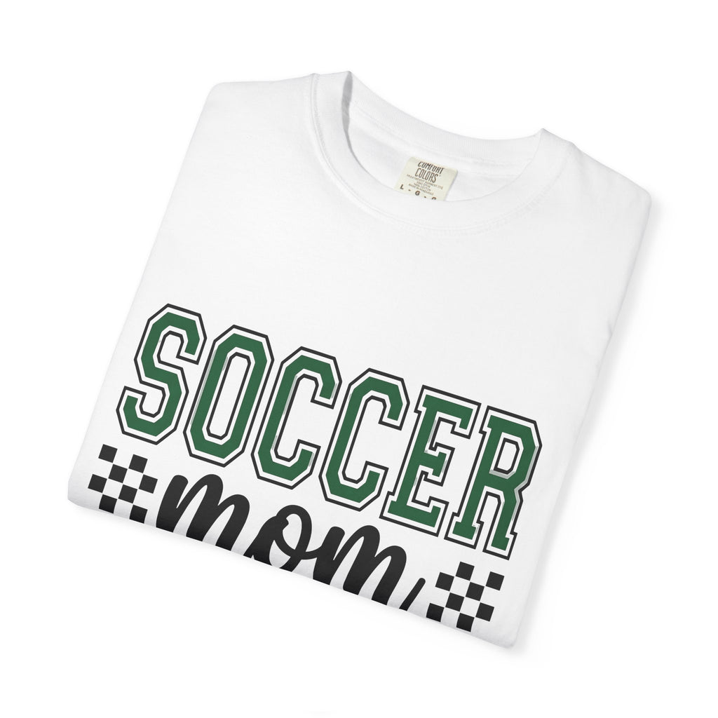 Varsity Text Shirt Mom Sports Gift Women Sporty Tee Letterman T-Shirt Mother Fan Athletic Tshirt Sports Graphic Modern Checkered Tshirt