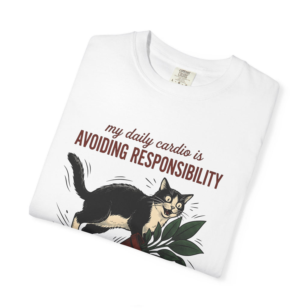 Tuxedo Cat Shirt Cat Humor Gift Women Vintage Tee Cat T-Shirt Cat Fan Retro Tshirt Funny Graphic Hand Drawn Houseplant Tshirt