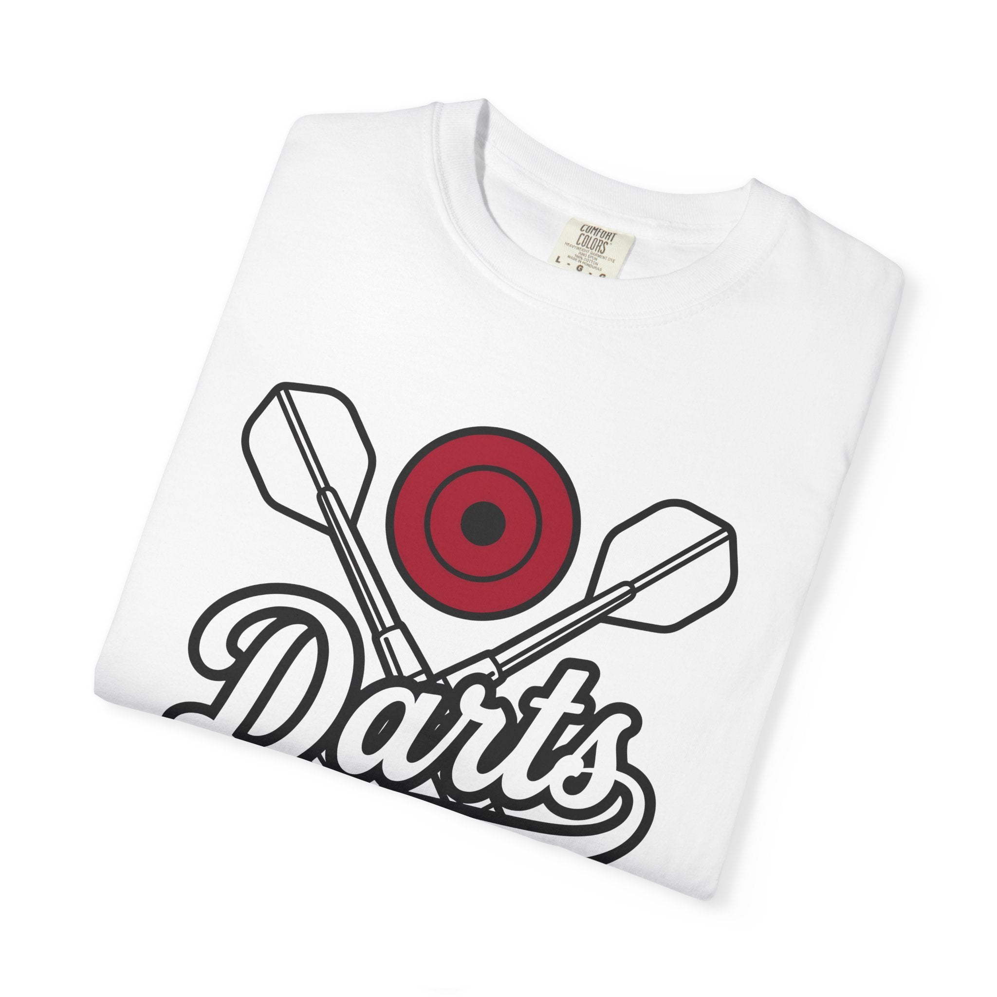 Dartboard Circle Shirt Darts Tavern Gift Women Minimalist Tee Target T-Shirt Darter Fan Simple Tshirt Pub Graphic Classic Intersecting Darts