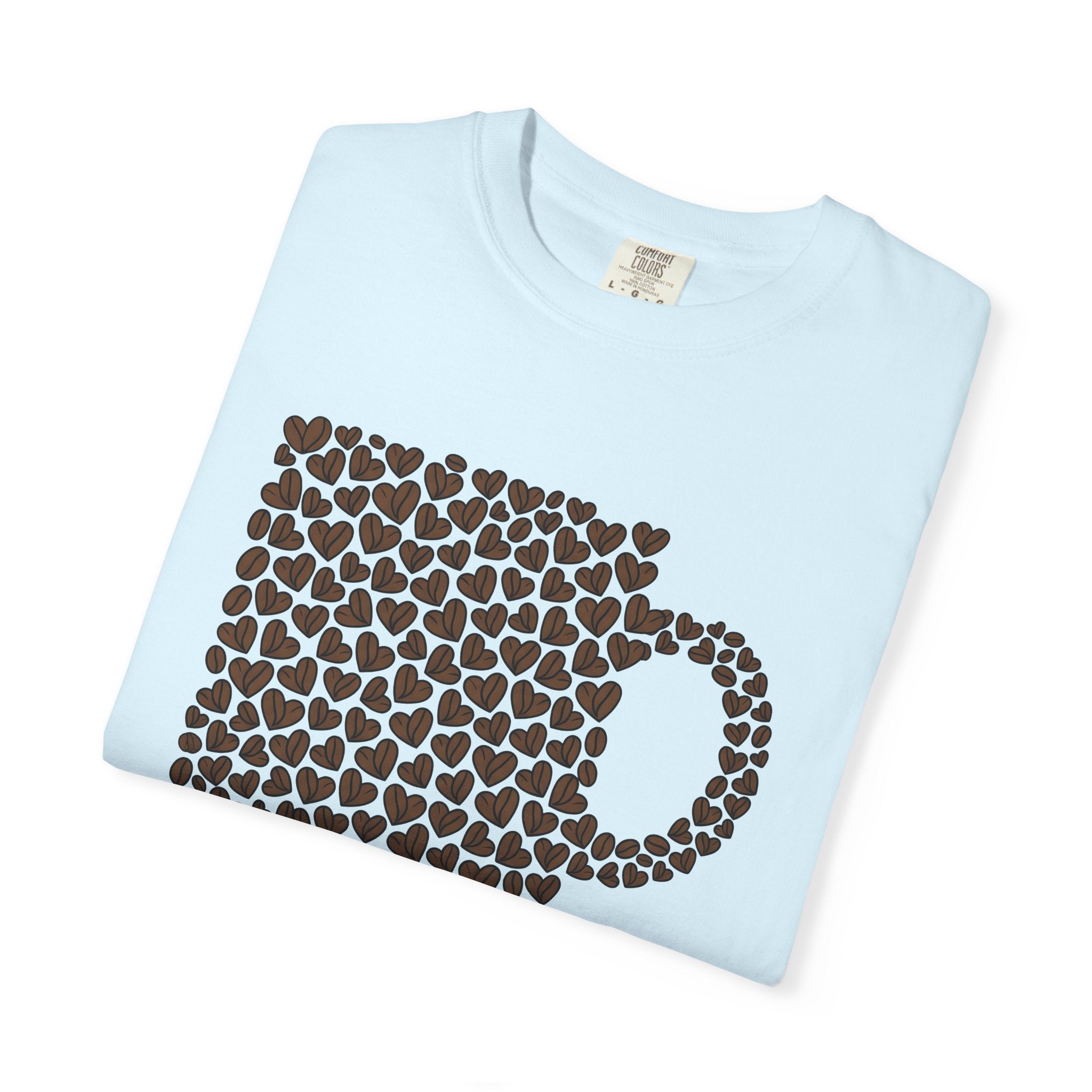 Mug Cup Shirt St Valentines Day Latte Gift Women Hand Drawn Tee Mug T-Shirt Valentine Fan Illustrated Tshirt Coffee Graphic Clean Heart