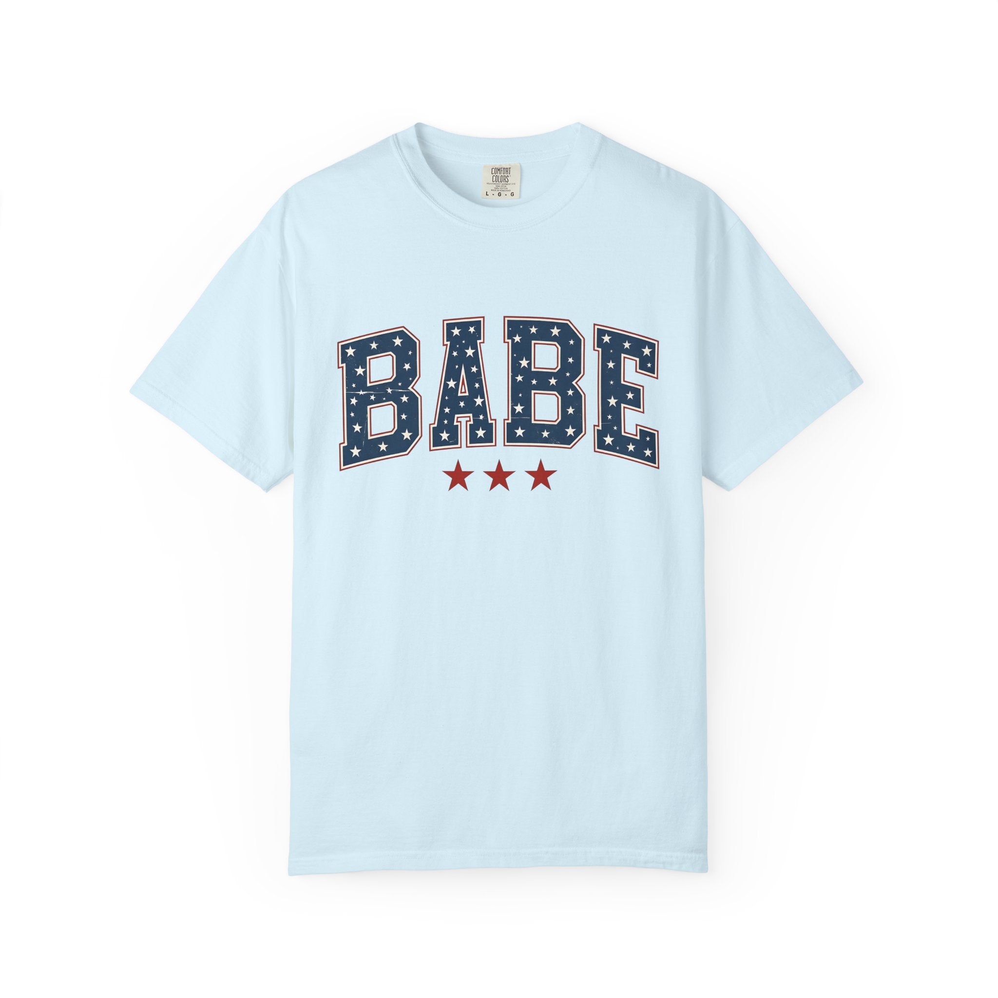 College Stars Design Shirt 4th Of July Festival Gift Women Americana Tee University Stars T-Shirt Independence Day Fan Patriotic Tshirt