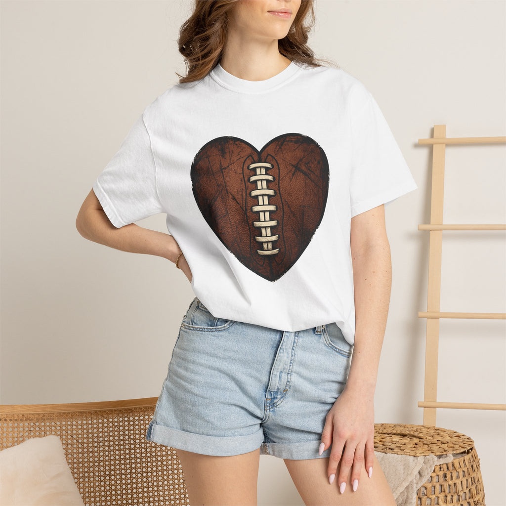 Football Love Shirt Moms Games Gift Women Retro Tee Soccer T-Shirt Mom Fan Vintage Tshirt Gaming Graphic Antique Thread Tshirt