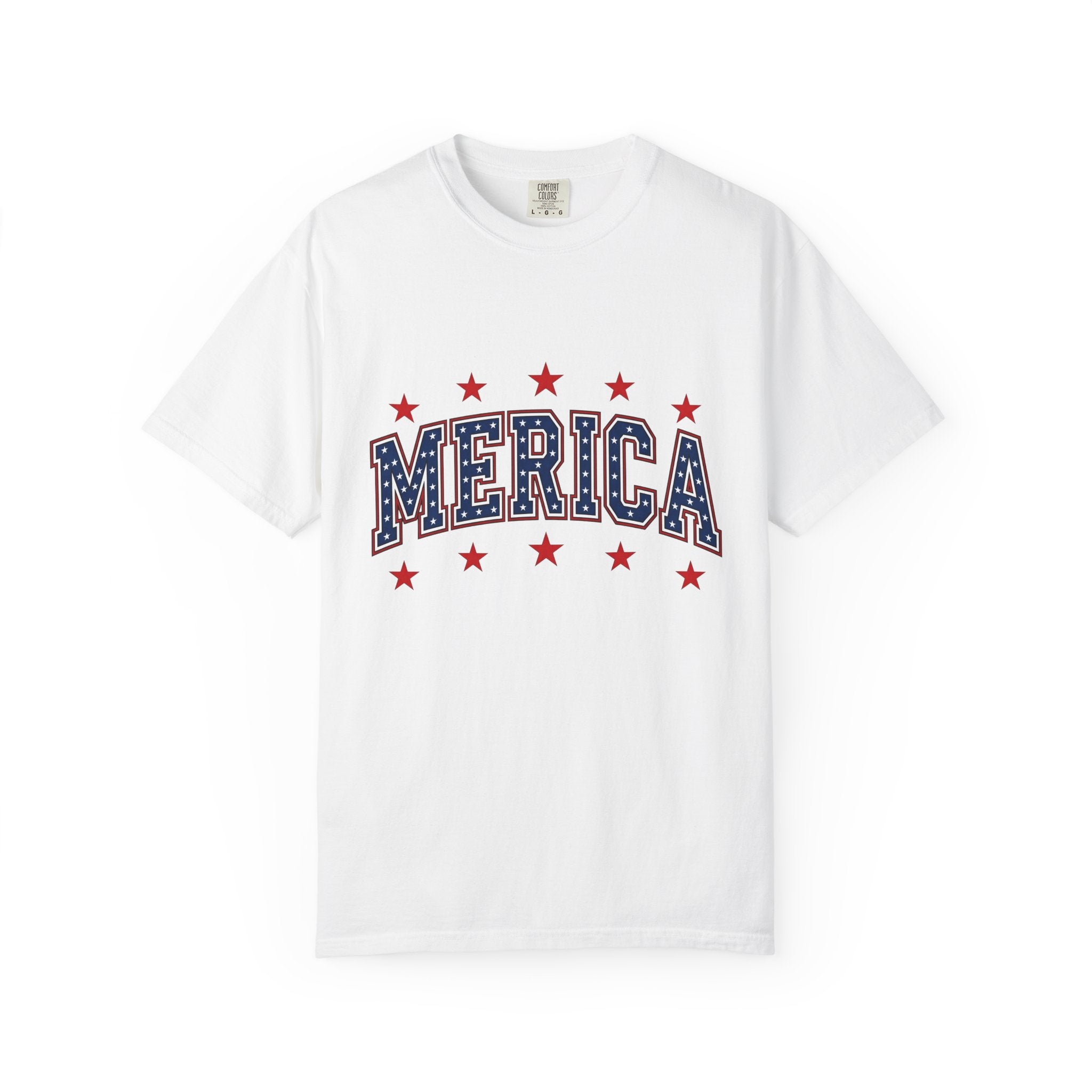 Patriotic Stars Shirt America 4Th Of July Festival Gift Women Vibrant Tee Star T-Shirt Independence Fan Colorful Tshirt Celebration Graphic