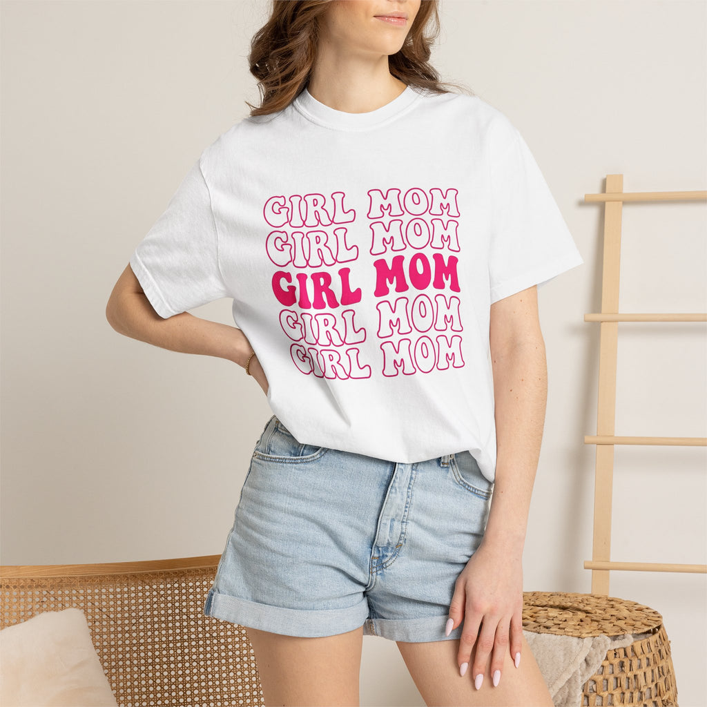 Thick Letter Motif Shirt Moms Household Gift Women Funky Tee Typography T-Shirt Motherhood Fan Retro Tshirt Domestic Graphic Classic Blush