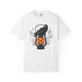 Blackbird Lantern Shirt Halloween Eerie Gift Women Flat Graphic Tee Lantern T-Shirt Spooky Fan Spooky Graphic Tshirt Rustic Fall Leaves