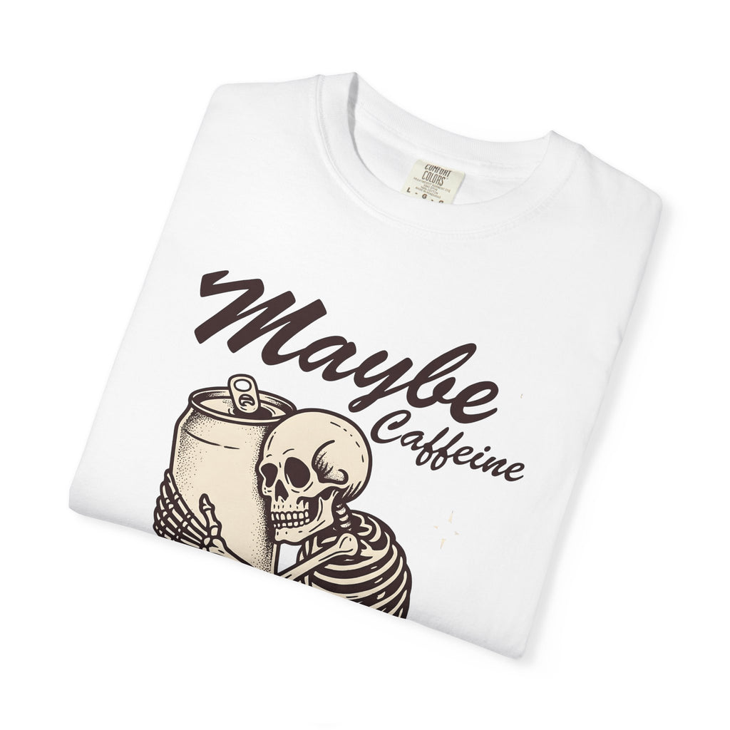 Skeleton Drink Can Shirt Funny Latte Gift Women Classic Tee Beer Can T-Shirt Humor Fan Vintage Tshirt Coffee Graphic Doodle Stars Tshirt