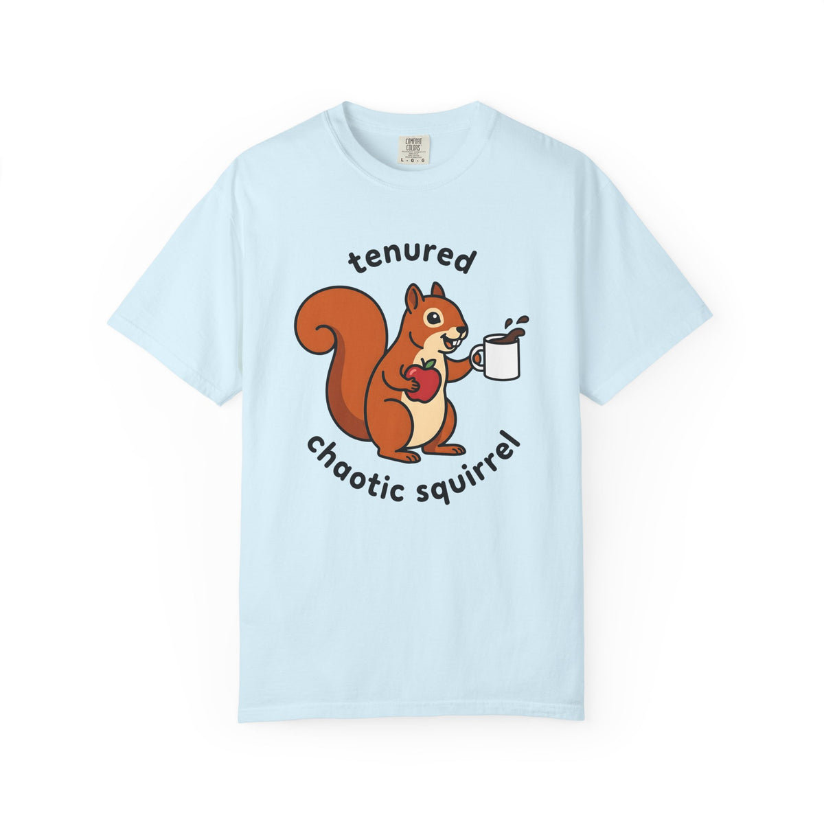 Squirrel Mocha Shirt Teachers Satire Unisex Gift Cartoonish Tee Coffee T-Shirt