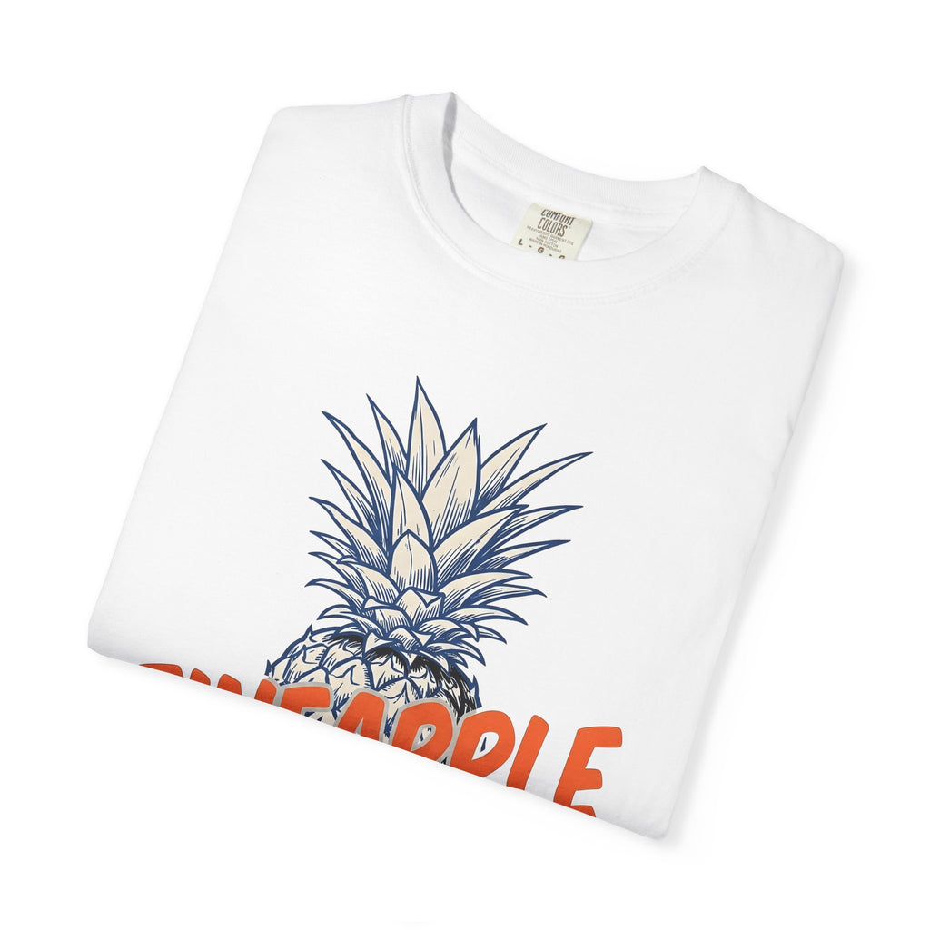 Pineapple Graphic Shirt Funny Fruit Gift Women Hand Drawn Tee Pineapple T-Shirt Humor Fan Illustrated Tshirt Fruit Illustration Retro Bold