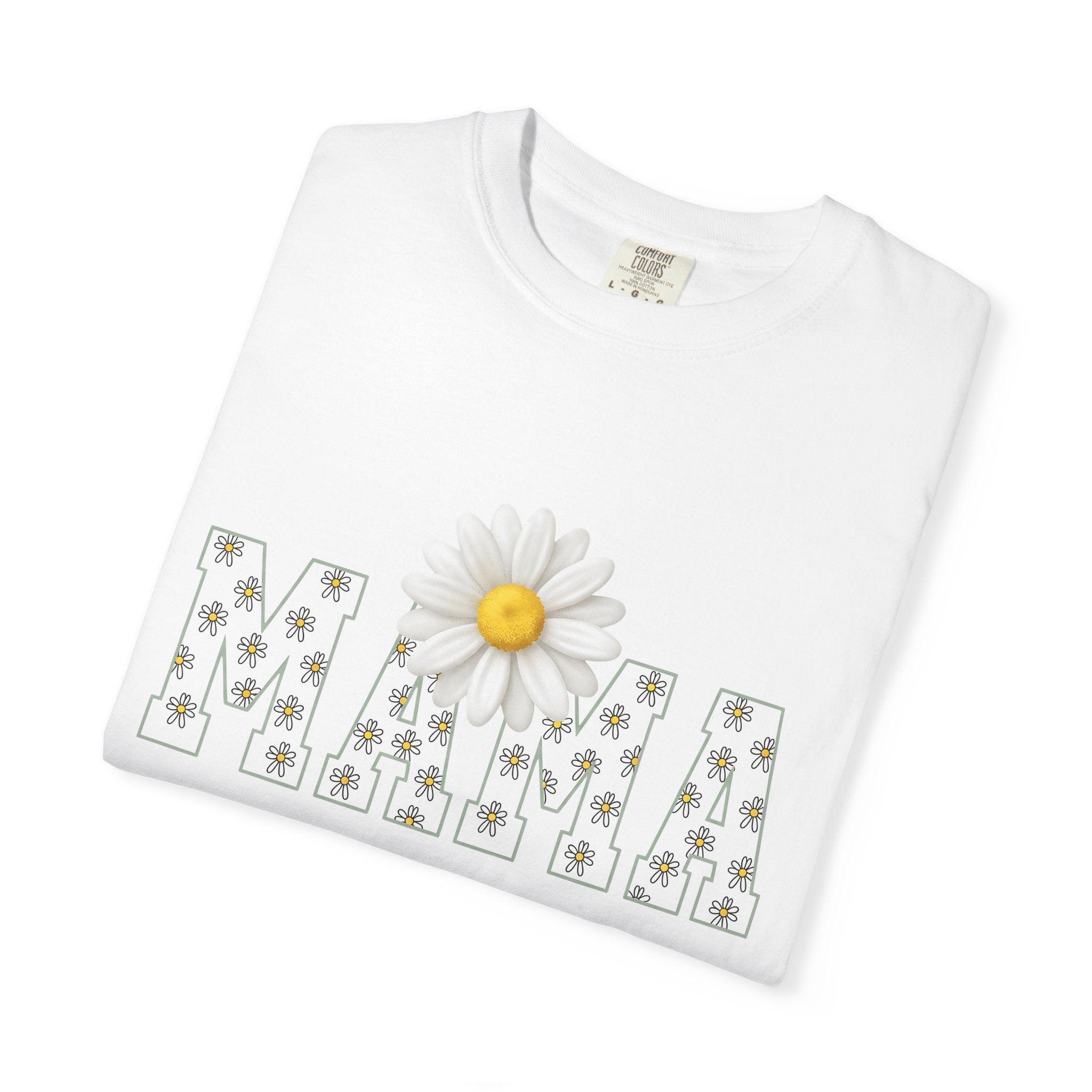 Daisy Flower Shirt Moms Floral Gift Women Bold Graphic Tee Marguerite T-Shirt Motherhood Fan Graphic Tshirt Floral Illustration Minimalist
