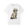 Travel Cat Shirt Cat Pets Gift Women Classic Tee Kitty T-Shirt Cat Fan Feline Tshirt Animal Graphic Doodle Sun Hat Tshirt