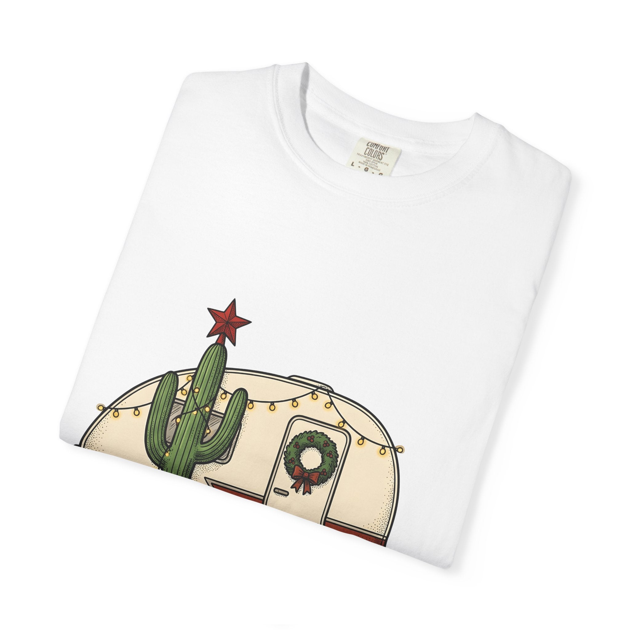 Succulent Trailer Shirt Camping Holiday Gift Women Hippie Tee Succulent Cart T-Shirt Camper Fan Boho Tshirt Christmas Graphic Retro Garland