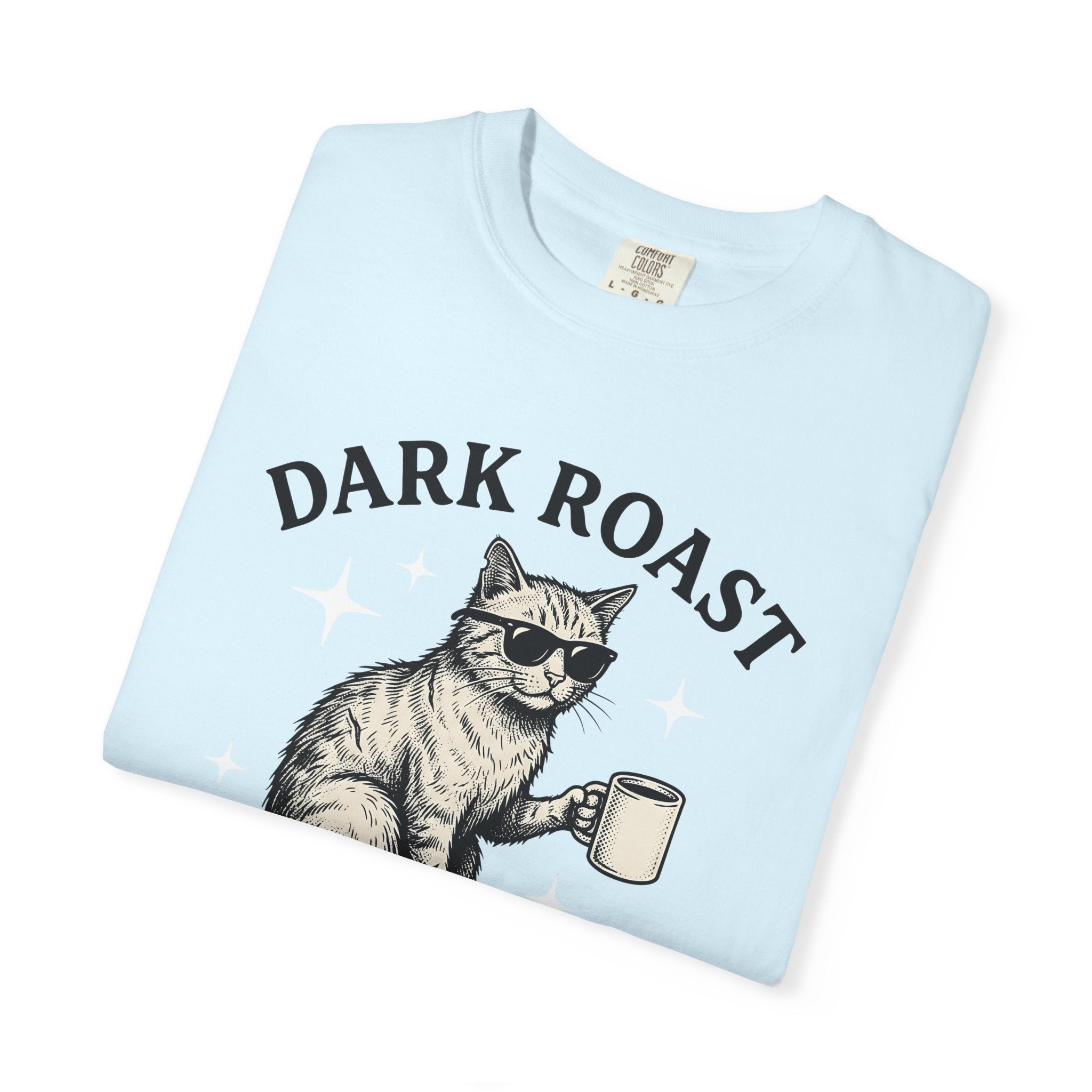 Cat Coffee Cup Shirt Coffee Feline Gift Women Retro Tee Mug T-Shirt Coffee Fan Coffee Cup Tshirt Kitty Graphic Sketch Shades Tshirt