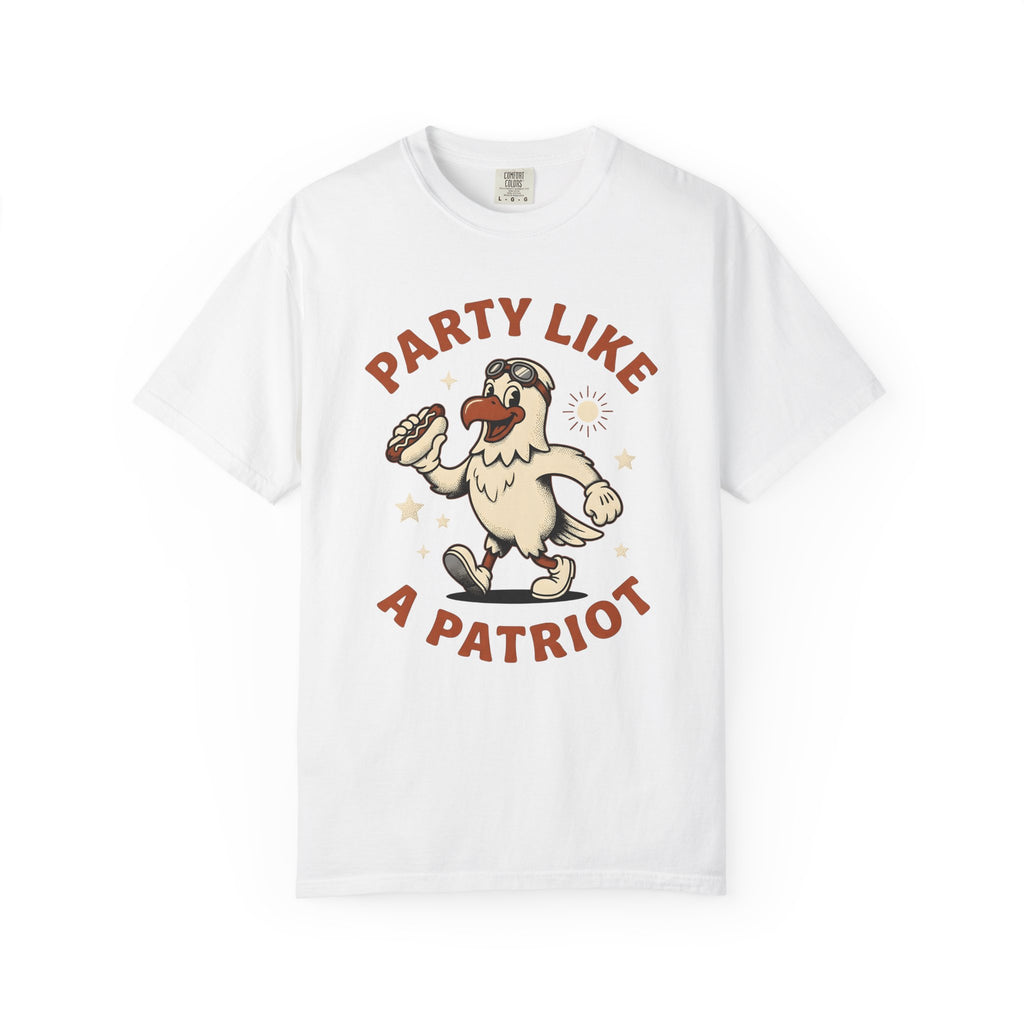 Eagle Frankfurter Shirt 4th Of July Americana Gift Women Illustration Tee Hot Dog T-Shirt Patriotic Fan Vintage Tshirt Patriotic Graphic