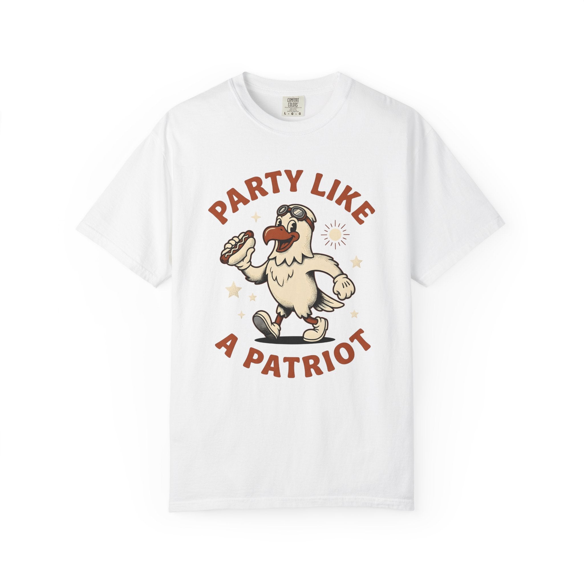 Eagle Frankfurter Shirt 4th Of July Americana Gift Women Illustration Tee Hot Dog T-Shirt Patriotic Fan Vintage Tshirt Patriotic Graphic