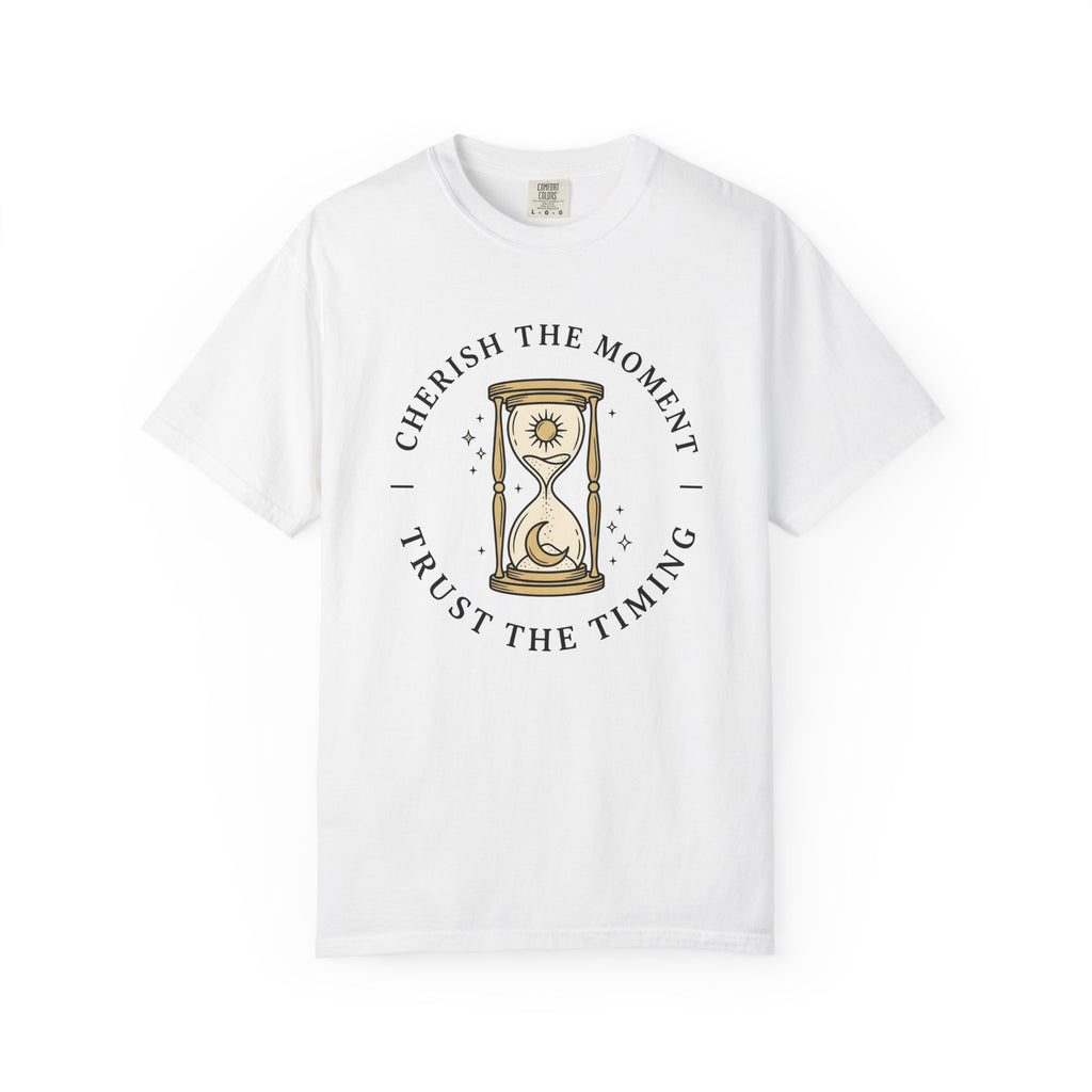 Hourglass Drawing Shirt Boho Chic Mysticism Gift Women Modern Tee Sandtimer T-Shirt Bohemian Fan Contemporary Tshirt Spiritual Graphic