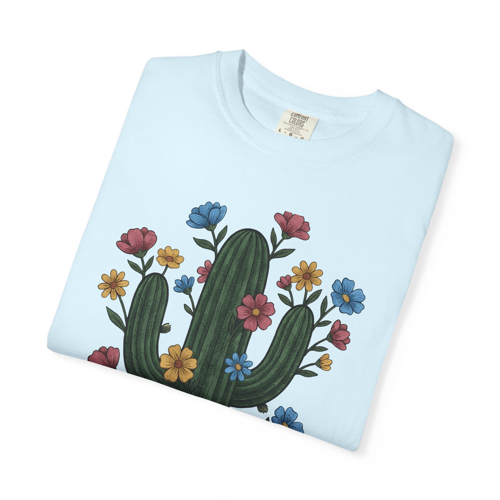 Spiky Blossoms Shirt Cowgirl Canyon Gift Women Native Tee Flower T-Shirt Rodeo Fan Tribal Tshirt Canyon Graphic Sketch Terra Cotta Container