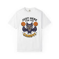 Bat Treat Shirt Halloween Monster Gift Women Caricature Tee Bat Snack T-Shirt Halloween Fan Cartoon Tshirt Creature Graphic Old School Candy