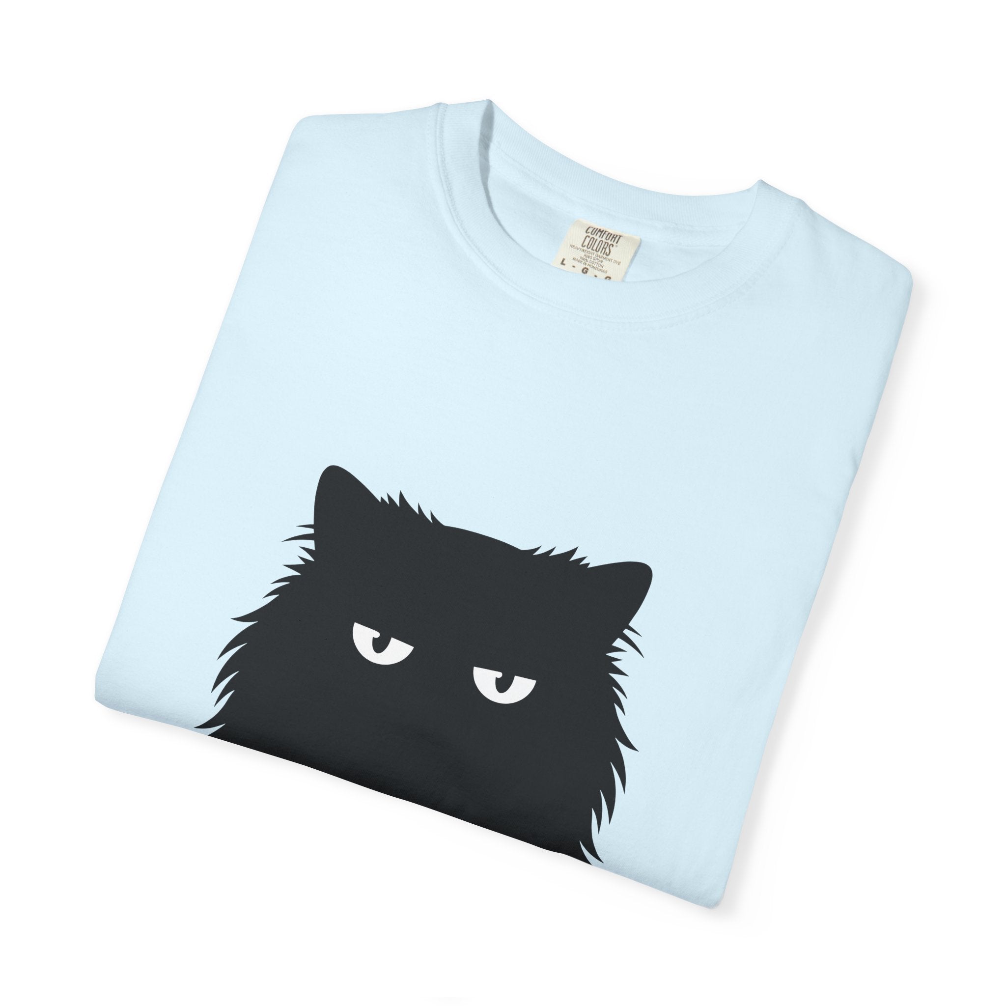 Soft Black Feline Shirt Cat Creature Gift Women Sleek Tee Cat T-Shirt Kitty Fan Feline Tshirt Animal Graphic Trendy Whisker Lines Tshirt