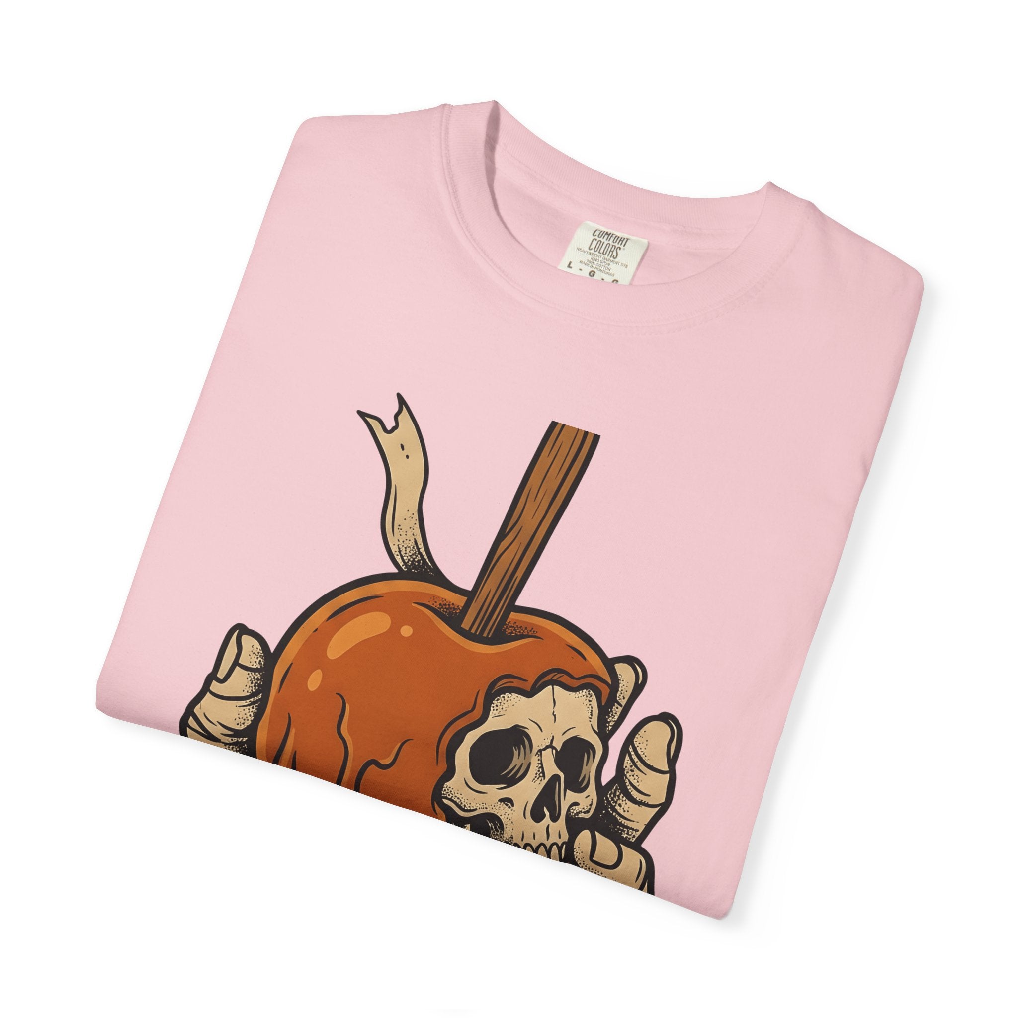 Mummy Claw Candy Apple Shirt Halloween Fright Gift Women Horror Tee Candy Apple T-Shirt Spooky Fan Macabre Tshirt Terror Graphic Old School