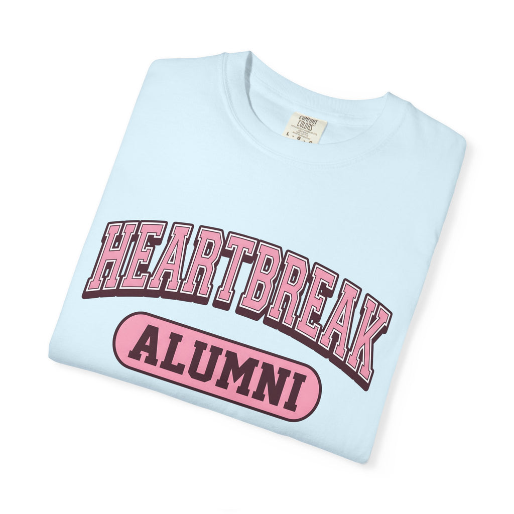 Varsity Text Design Shirt St. Valentine's Day Divorce Gift Women Thick Tee Typography T-Shirt Valentine Fan Bold Tshirt Separation Graphic