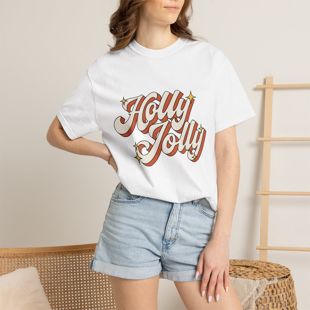 Holiday Phrase Design Shirt Christmas Seasonal Gift Women Vintage Tee Merry Christmas T-Shirt Christmas Fan Retro Tshirt Festive Graphic