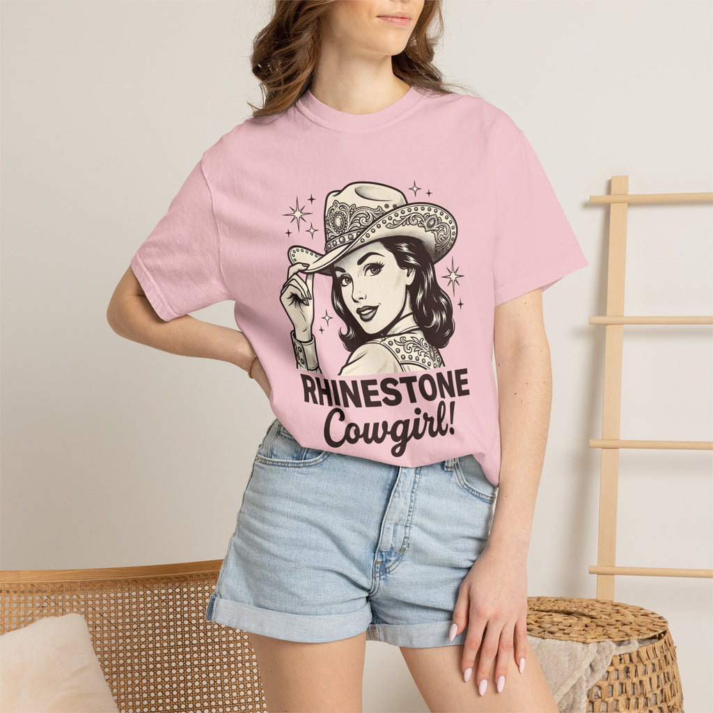 Cowgirl Portrait Shirt Cowgirl Western Gift Women Vintage Tee Cowgirl T-Shirt Rodeo Fan Rustic Tshirt Country Graphic Retro Stars Tshirt