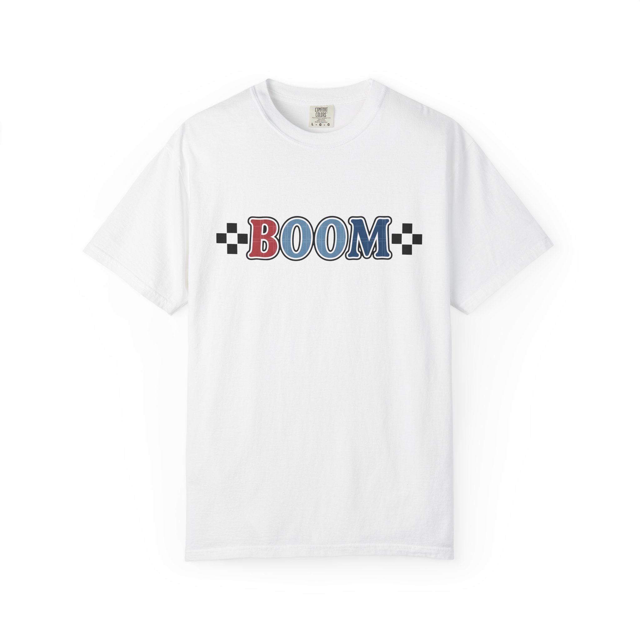 America Slogan Shirt America Vacation Gift Women Heavy Tee Slogan T-Shirt Patriot Fan Bold Tshirt Travel Graphic Classic Squares Tshirt