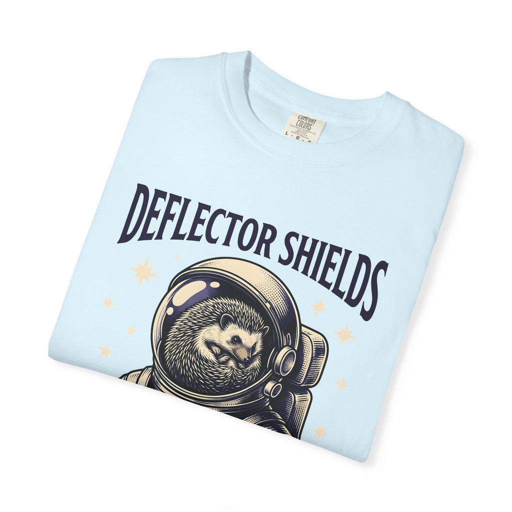 Hedgehog Astronaut Shirt Funny Animal Gift Women Retro Tee Porcupine T-Shirt Humor Fan Retrostyle Tshirt Creature Graphic Vintage Stars