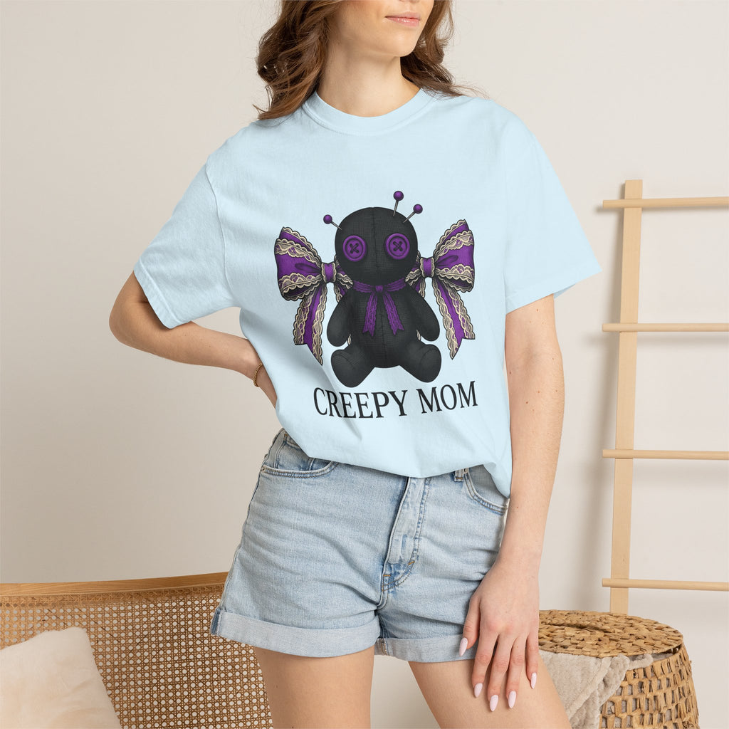 Hex Doll Shirt Halloween Ghost Gift Women Spooky Tee Voodoo Doll T-Shirt Horror Fan Creepy Tshirt Specter Graphic Classic Bow Tie Tshirt