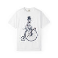 Dalmatian Bike Shirt Dog Cosplay Gift Women Retro Tee Dalmatian Bike T-Shirt Dog Fan Vintage Tshirt Cosplay Graphic Sketch Cylinder Hat