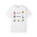 Birthday Graphics Shirt Birthday Event Gift Women Sketch Tee Birthday T-Shirt Birthday Enthusiast Drawing Party Graphic Clean Pastry Tshirt