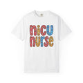 Baby Footprint Initials Shirt Nurse Clinic Gift Women Joyful Tee Baby Letters T-Shirt Rn Fan Baby Monogram Tshirt Medical Graphic Line Art