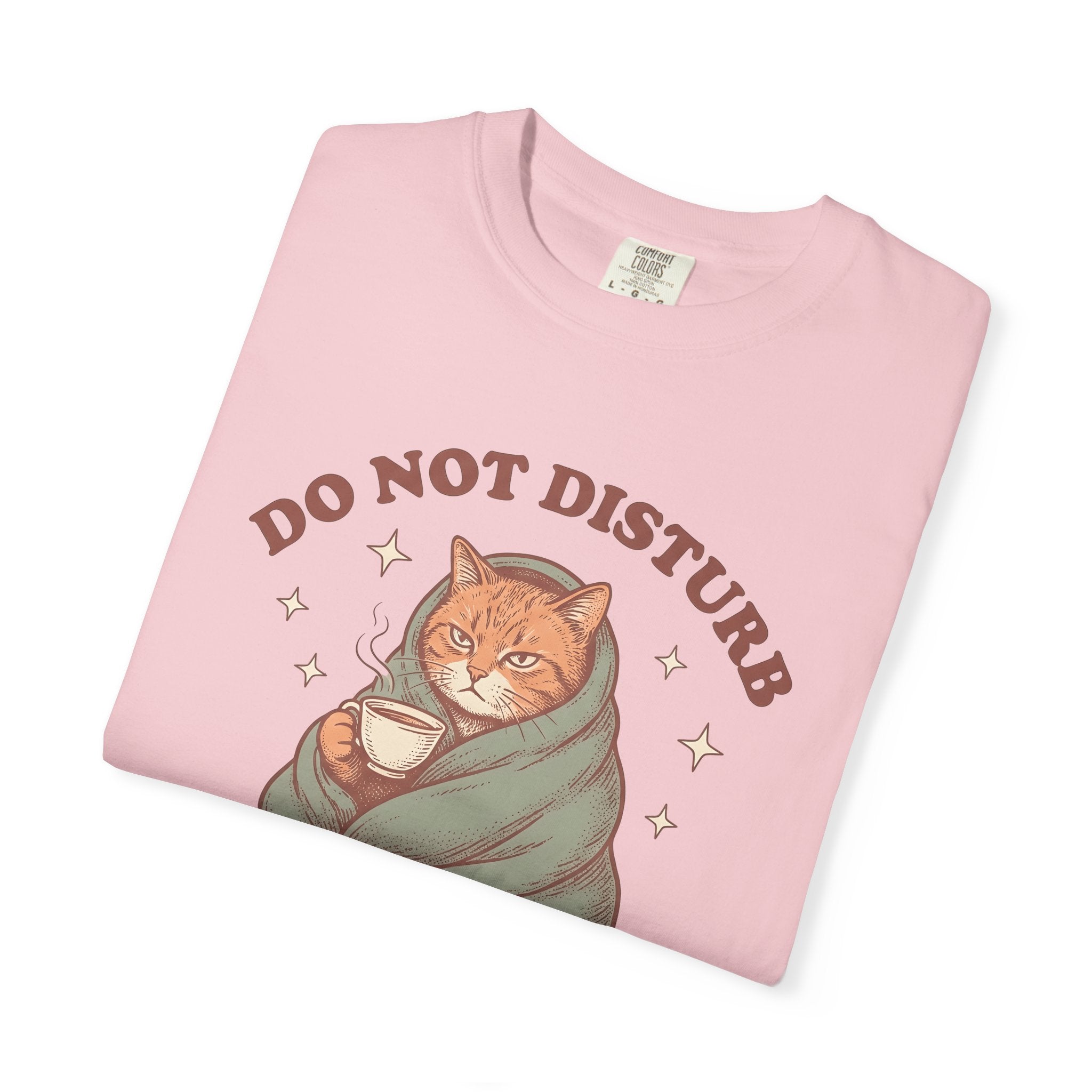 Kitten Blanket Shirt Tea Mammal Gift Women Distressed Tee Baby Blanket T-Shirt Tea Fan Vintage Tshirt Animal Graphic Doodle Cup Tshirt