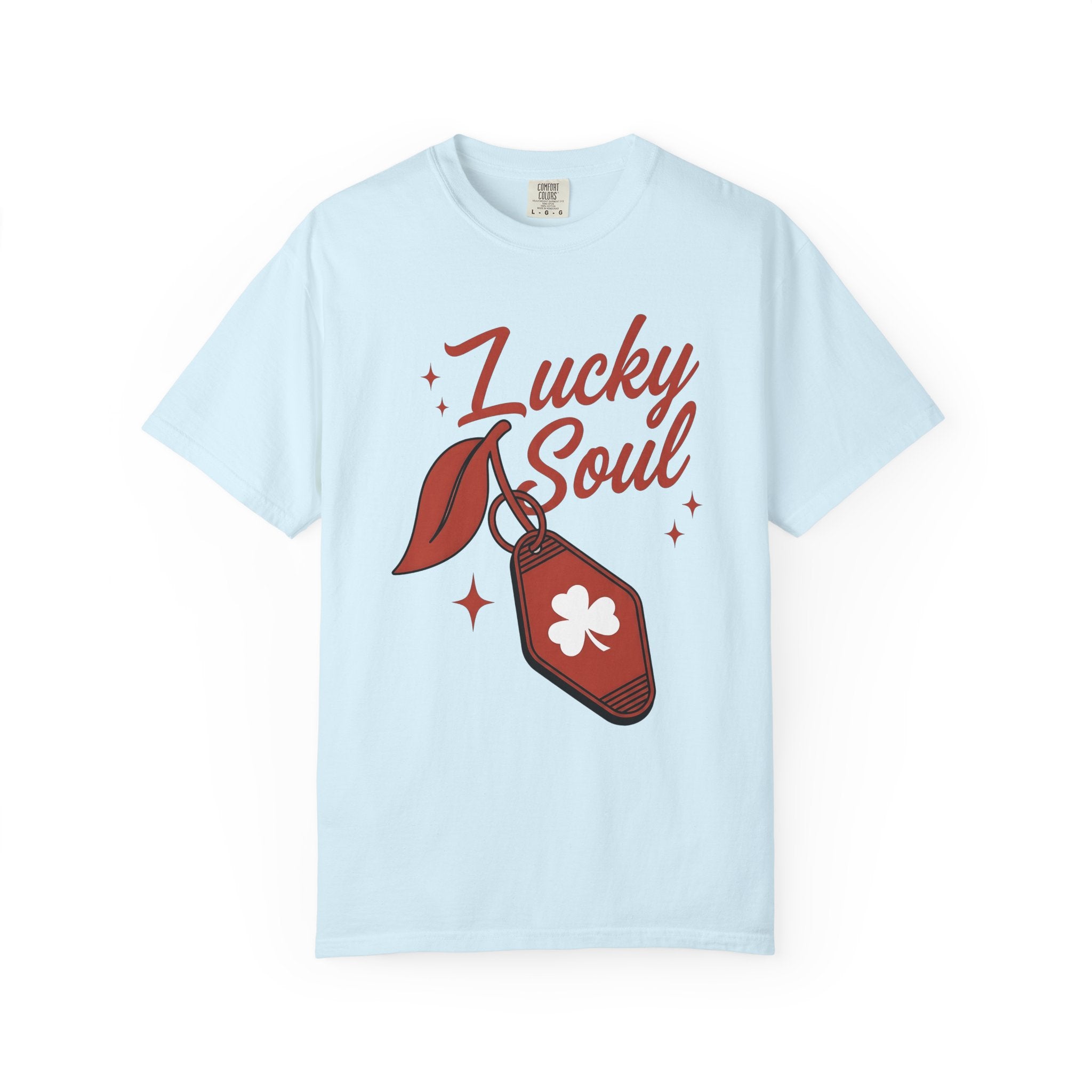 Clover Label Shirt St. Patrick's Day Fortune Gift Women Classic Tee Shamrock T-Shirt Luck Fan Vintage Tshirt Prosperity Graphic Old School
