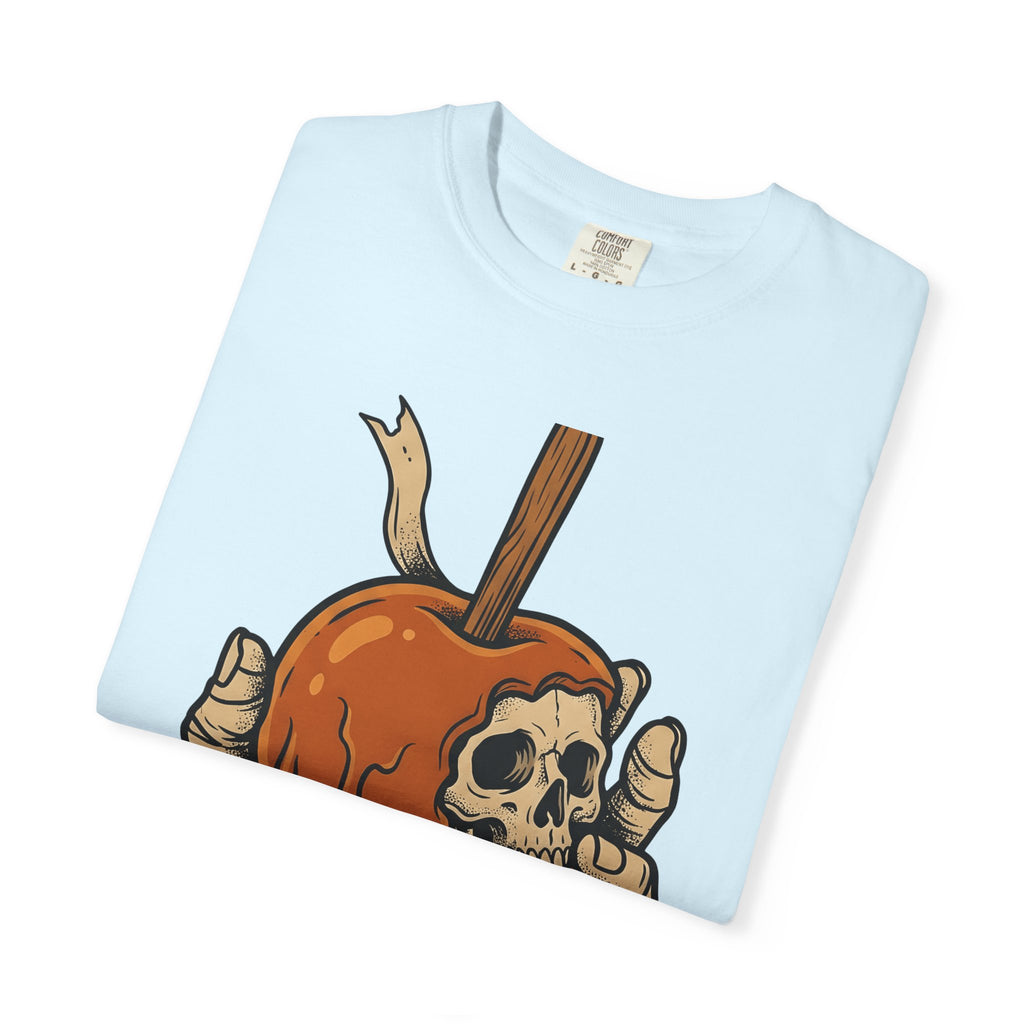 Mummy Claw Candy Apple Shirt Halloween Fright Gift Women Horror Tee Candy Apple T-Shirt Spooky Fan Macabre Tshirt Terror Graphic Old School