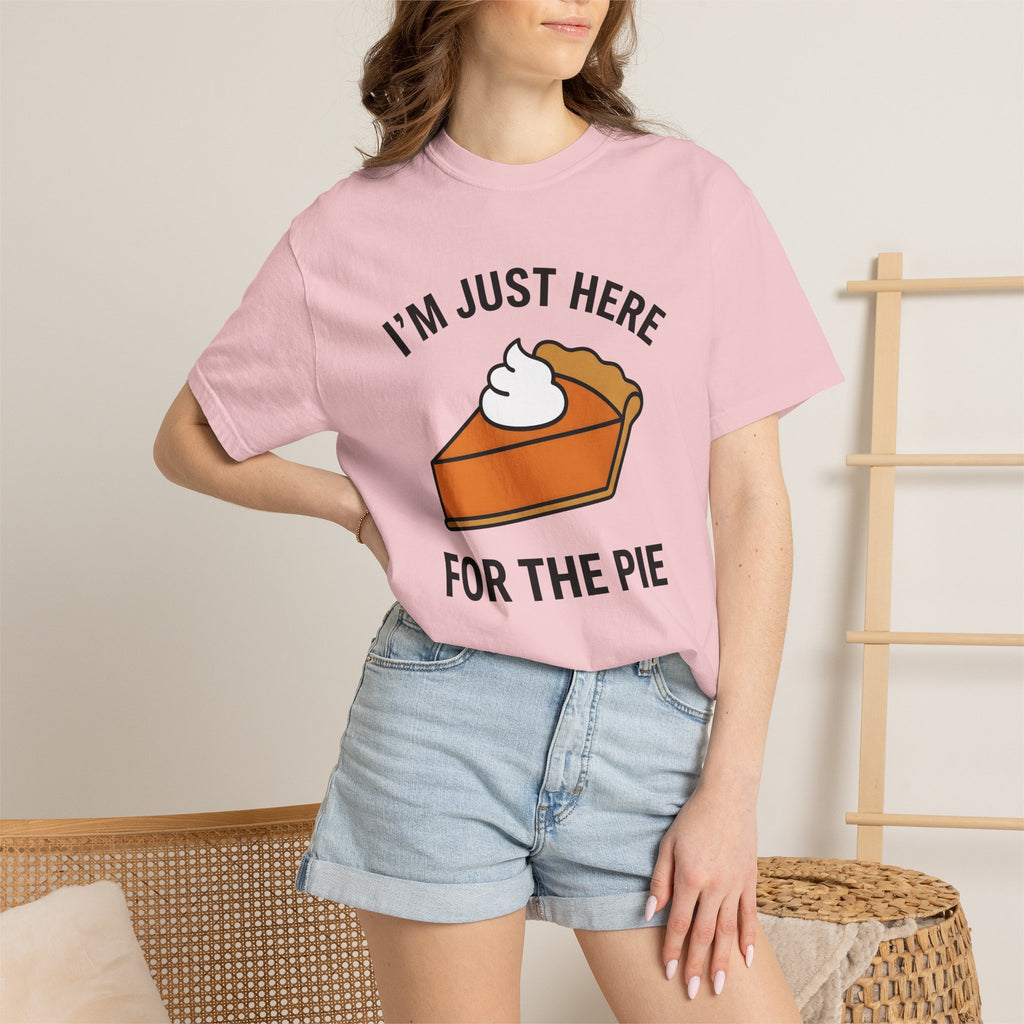 Pie Pumpkin Shirt Thanksgiving Meal Gift Women Flat Design Tee Pumpkin Pie T-Shirt Turkey Fan Pumpkin Pie Tshirt Dinner Graphic Classic