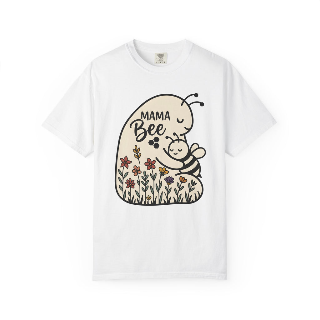 Bee Cuddle Shirt Animals & Flowers Mother Gift Women Adorable Tee Honeybee T-Shirt Wildlife Fan Cute Tshirt Mom Graphic Sketch Meadow