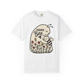 Bee Cuddle Shirt Animals & Flowers Mother Gift Women Adorable Tee Honeybee T-Shirt Wildlife Fan Cute Tshirt Mom Graphic Sketch Meadow