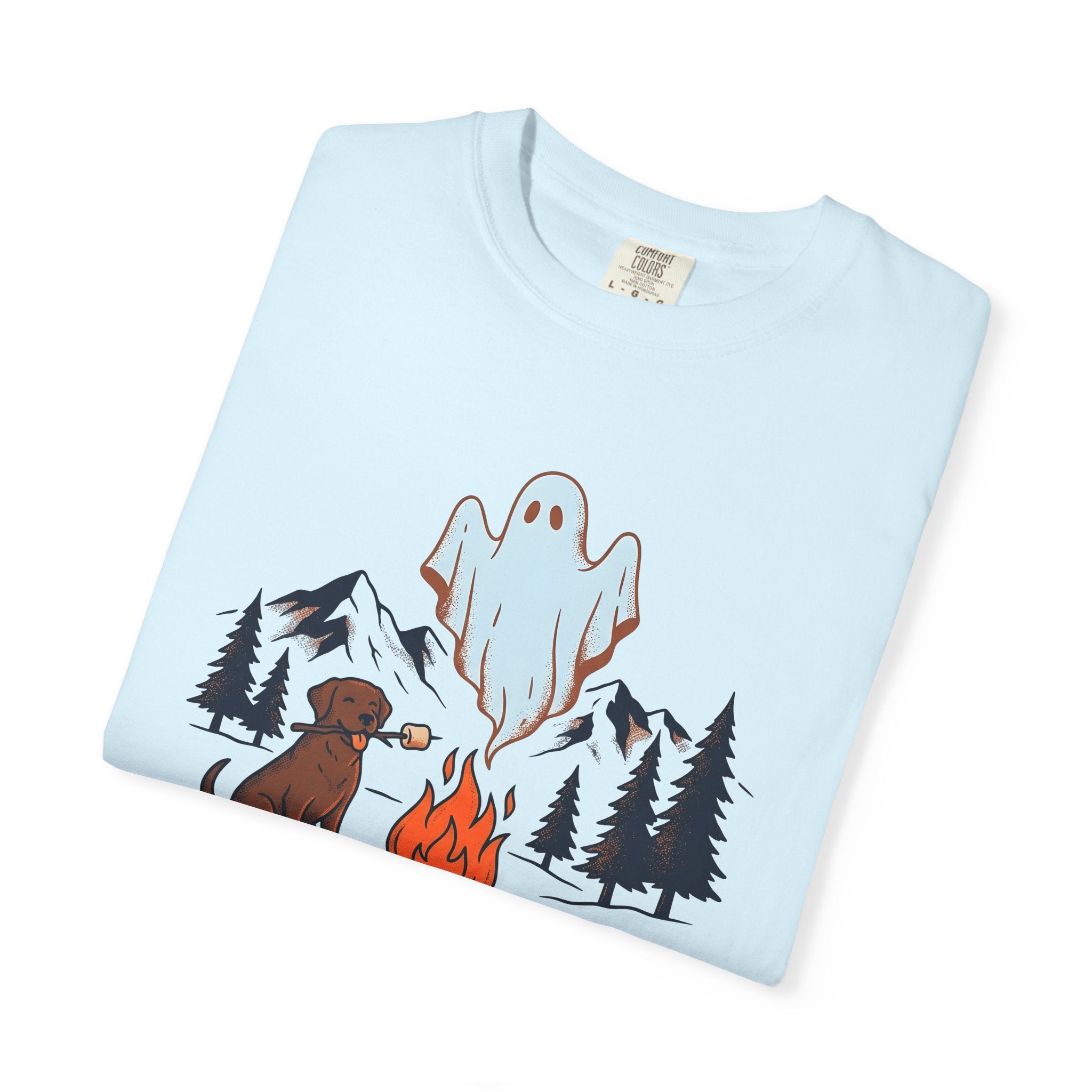 Outdoor Dog Shirt Dog Backpacking Gift Women Sketch Tee Canine T-Shirt Dog Fan Puppy Tshirt Hiking Graphic Line Art Apparition Tshirt