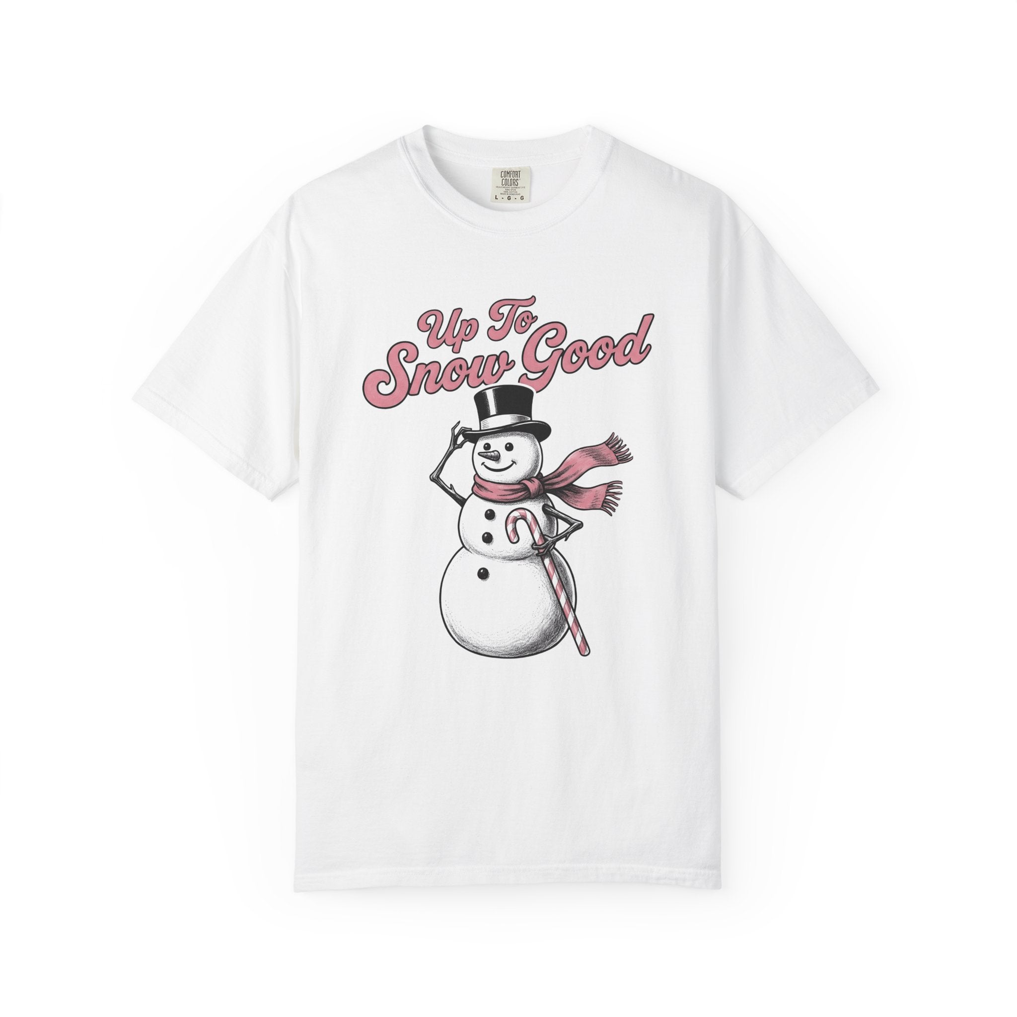 Snowman Shirt Christmas Holiday Gift Women Retro Tee Frosty T-Shirt Xmas Fan Vintage Tshirt Seasonal Graphic Sketch Candy Cane Tshirt