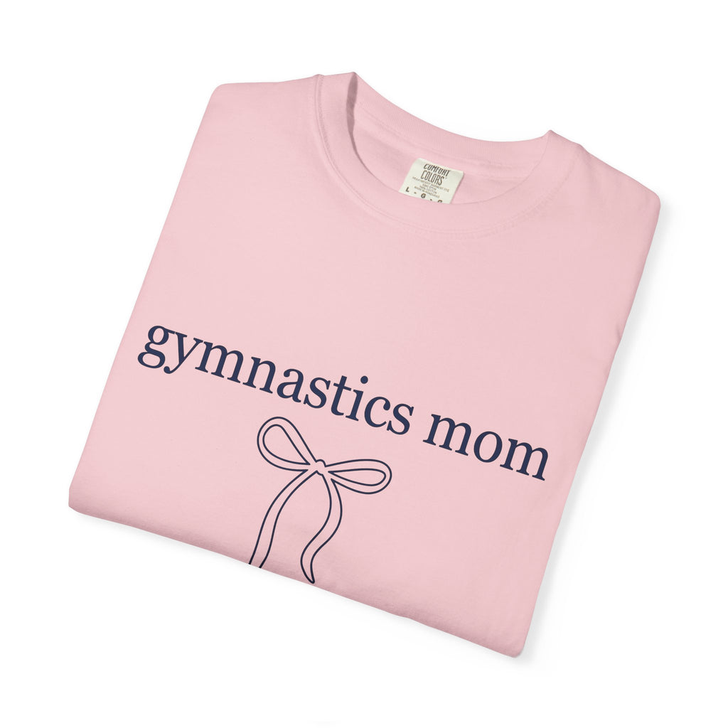 Bow Art Shirt Gymnastics Mom Fitness Gift Women Line Art Tee Ribbon T-Shirt Gymnastics Enthusiast Drawing Tshirt Illustration Graphic