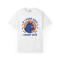 Blue Feline Artwork Shirt Cat Comedy Gift Women Colorful Tee Cat T-Shirt Cat Fan Fancy Tshirt Humor Graphic Classic Fish Spine Tshirt