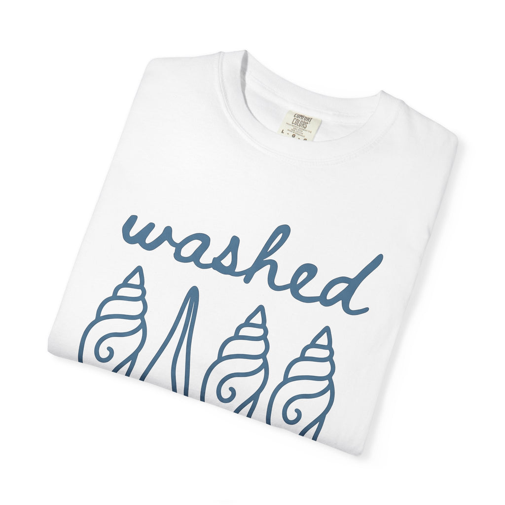 Shell Design Shirt Beach Ocean Gift Women Simple Tee Seashell T-Shirt Coast Fan Sea Graphic Contemporary Shore Tshirt