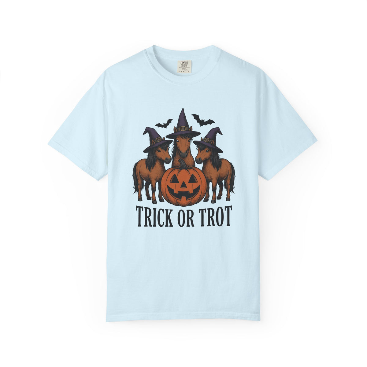 Witch Horse Hat Shirt Halloween Livestock Unisex Gift Classic Tee Sorcery