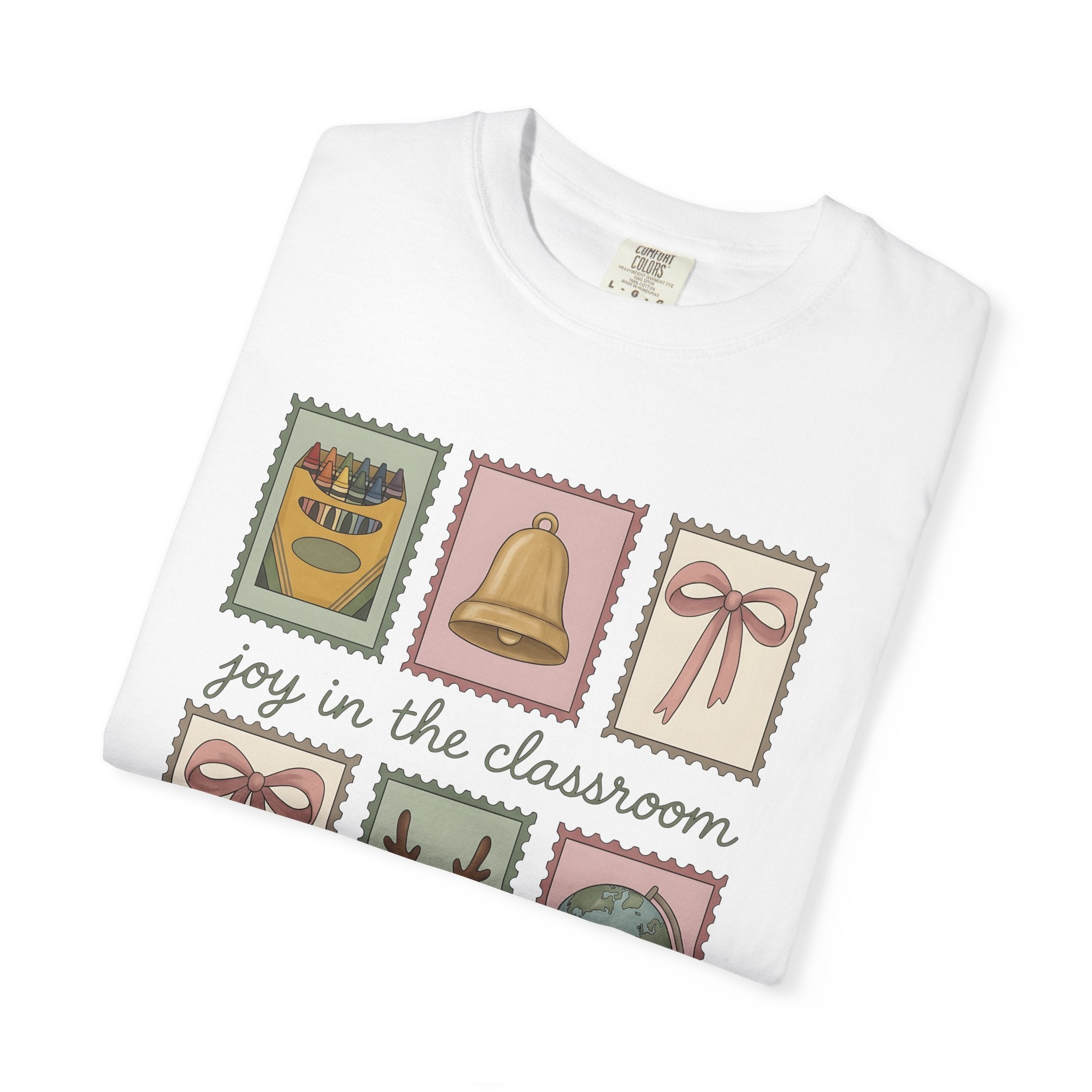 Classroom Stamps Shirt Teachers School Gift Women Whimsical Tee Rubber Stamp T-Shirt Educator Enthusiast Vintage Tshirt School Graphic