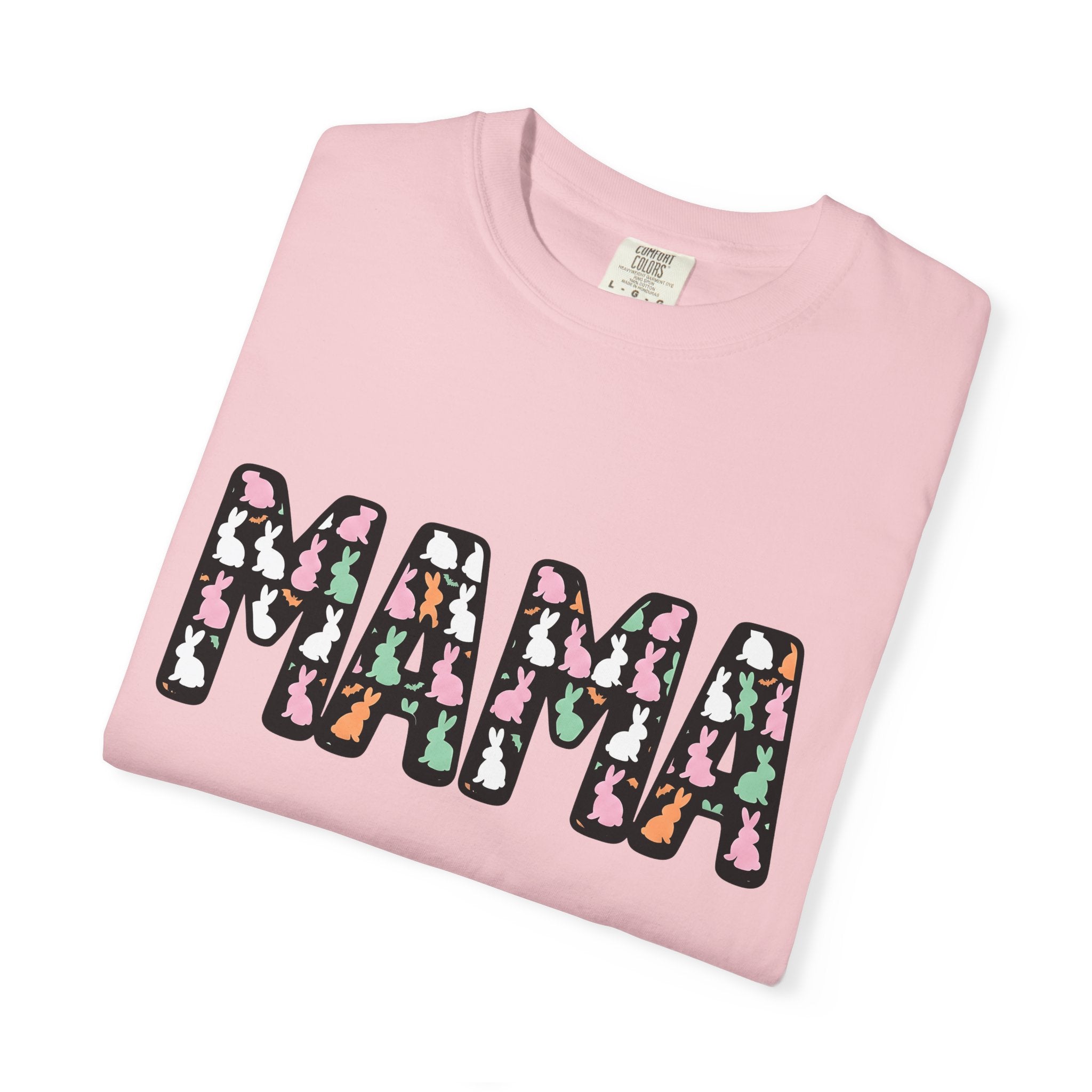 Bunny Design Shirt Moms Holiday Gift Women Sweet Tee Rabbit T-Shirt Mom Fan Cute Tshirt Celebration Graphic Lively Gentle Animals Tshirt