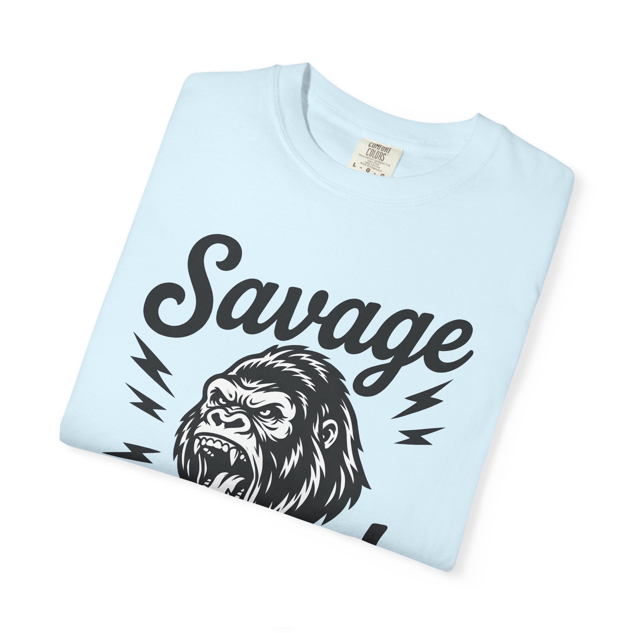 Ape Head Shirt Animals Outdoors Gift Women Pop Art Tee Monkey T-Shirt Wildlife Fan Primal Graphic Tshirt Classic Lightning Streaks Tshirt